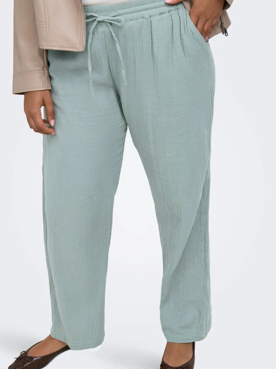 CARTHYRA Comfort Fit Pantalon à jambe large