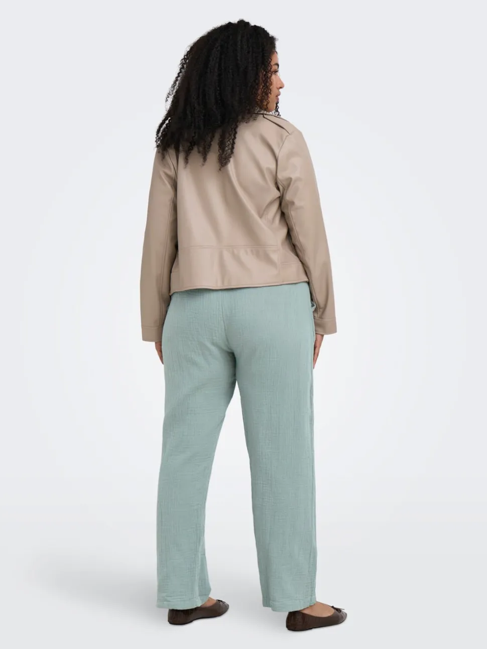 CARTHYRA Comfort Fit Pantalon à jambe large