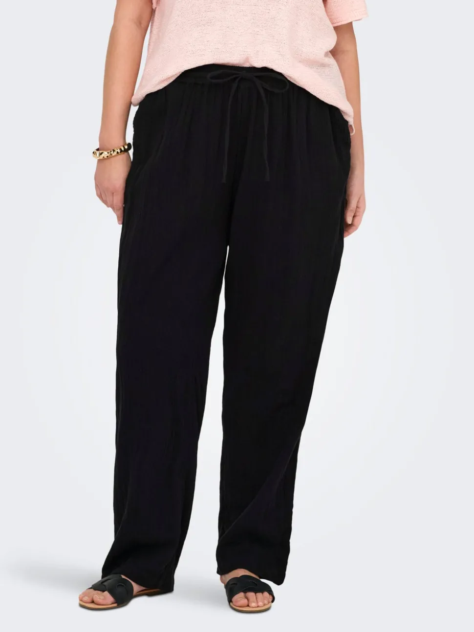 CARTHYRA Comfort Fit Pantalon à jambe large