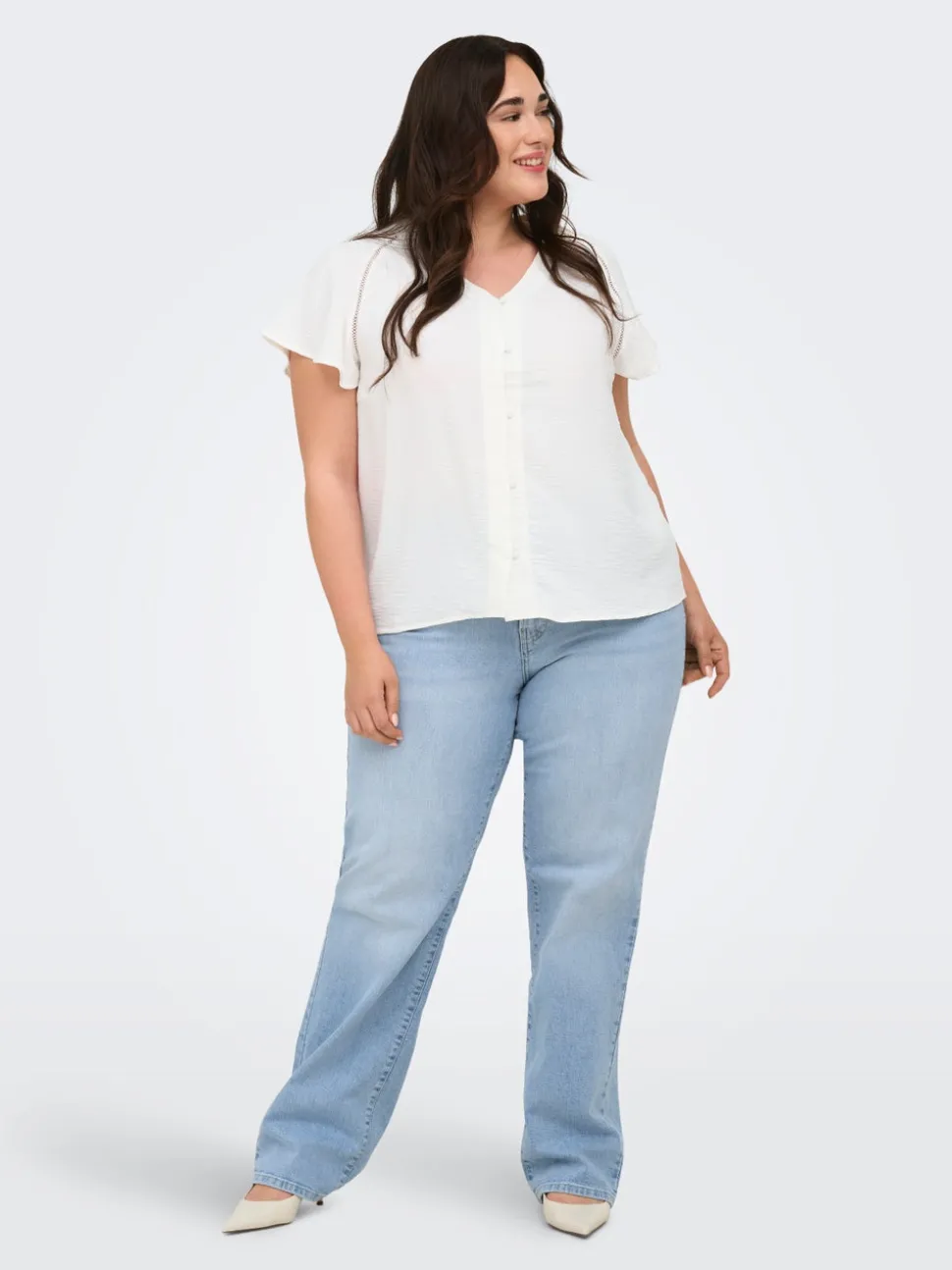 CARTOKYO Taille haute Straight Fit Jeans