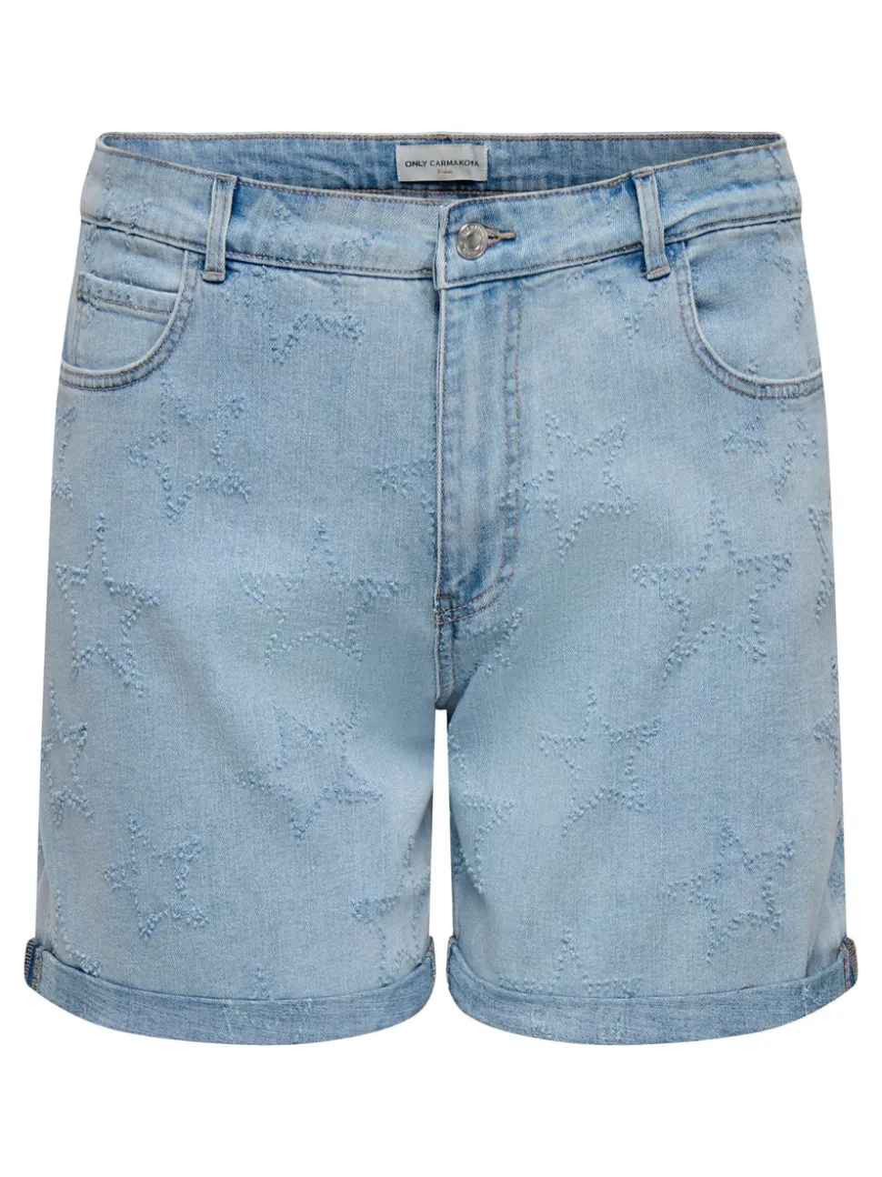 CARVEGA Taille haute Loose Fit Short en denim