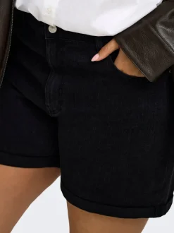 CARVEGA Taille haute Regular Fit Short en denim