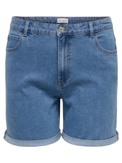 CARVEGA Taille haute Regular Fit Short en denim