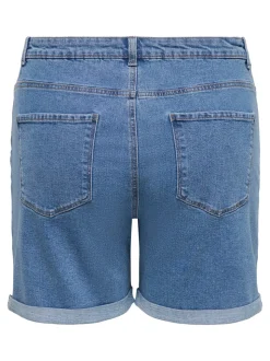 CARVEGA Taille haute Regular Fit Short en denim