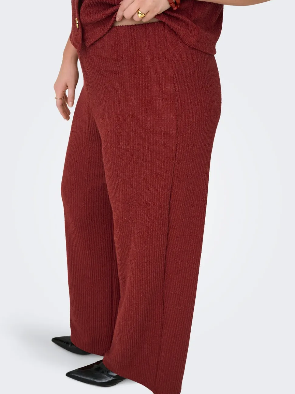 CARVICKI Flared Fit Pantalon à jambe large