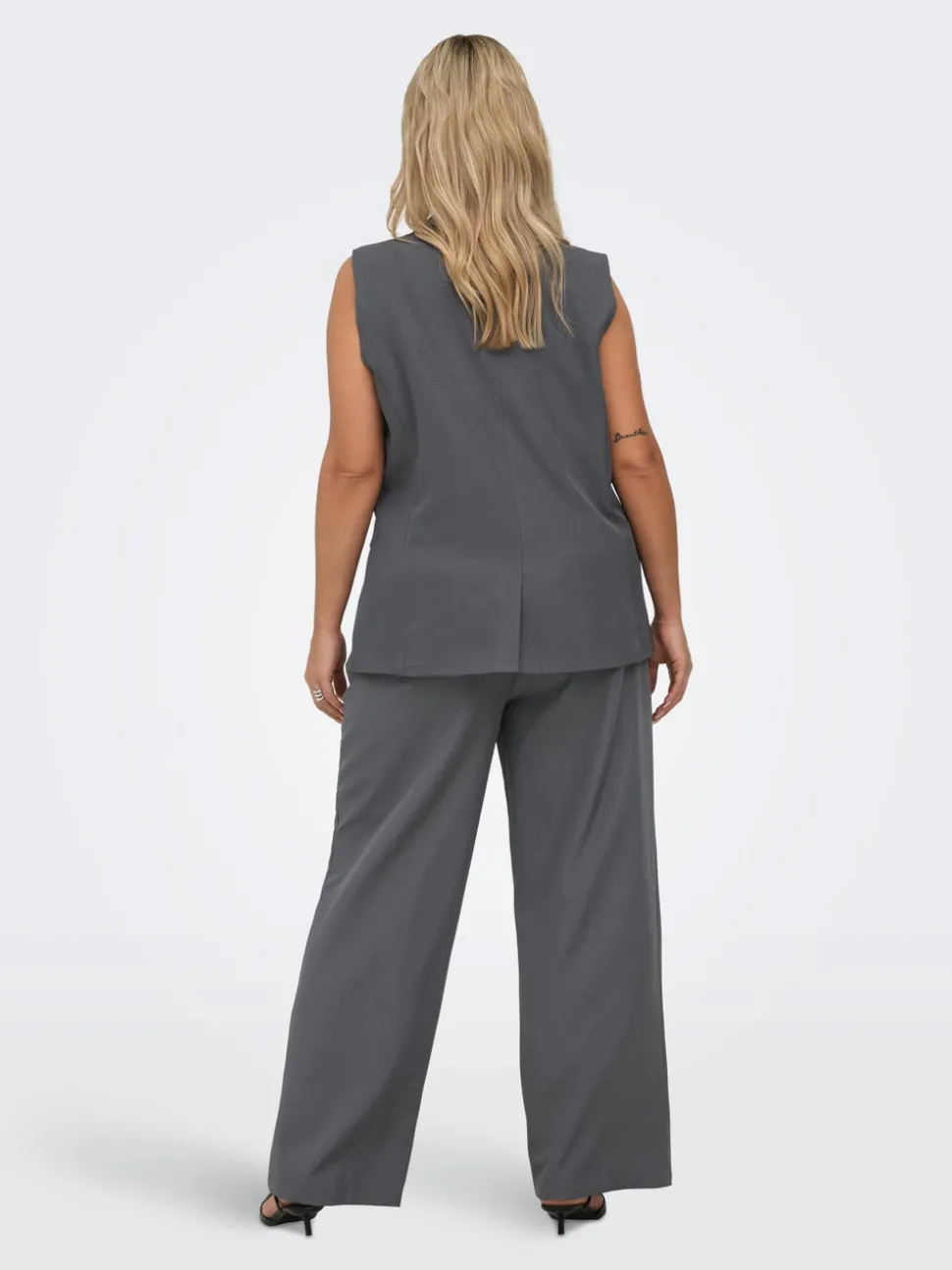 CARVICTORIA Wide Leg Fit Pantalon de tailleur