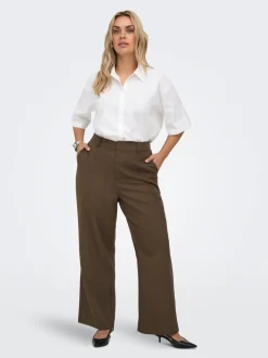 CARVICTORIA Wide Leg Fit Pantalon de tailleur