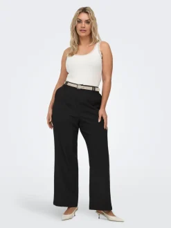 CARVICTORIA Wide Leg Fit Pantalon de tailleur