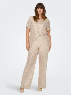 CARVIVIANA Straight Fit Pantalon