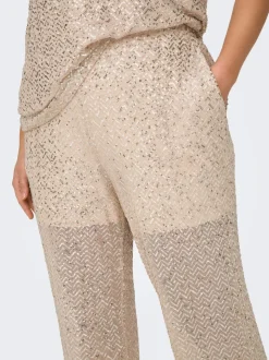 CARVIVIANA Straight Fit Pantalon