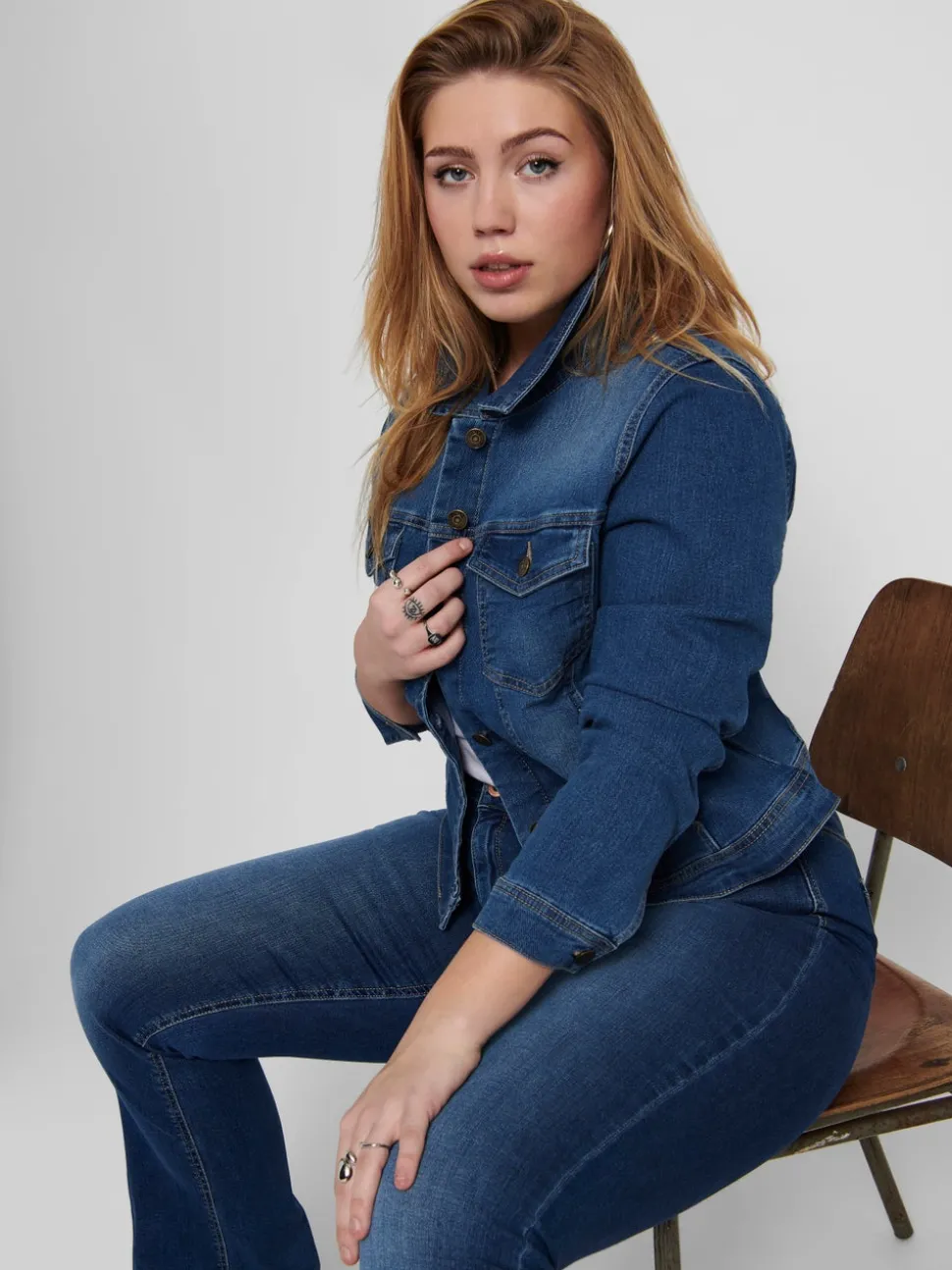 CARWESPA Veste en jean