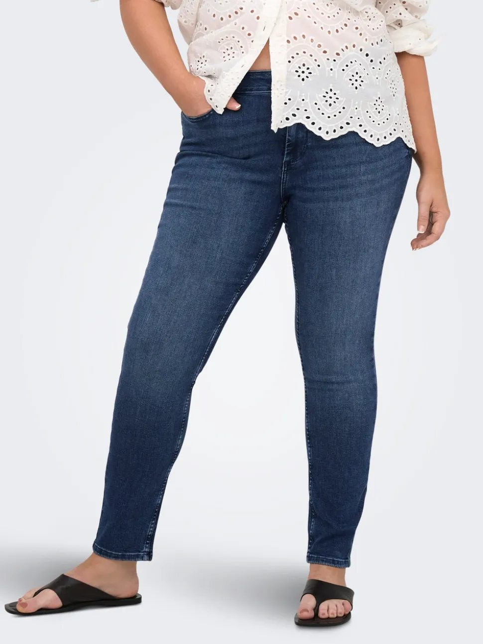 CARWILLY Skinny Fit Longueur cheville Jeans