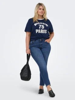 CARWILLY Skinny Fit Longueur cheville Jeans