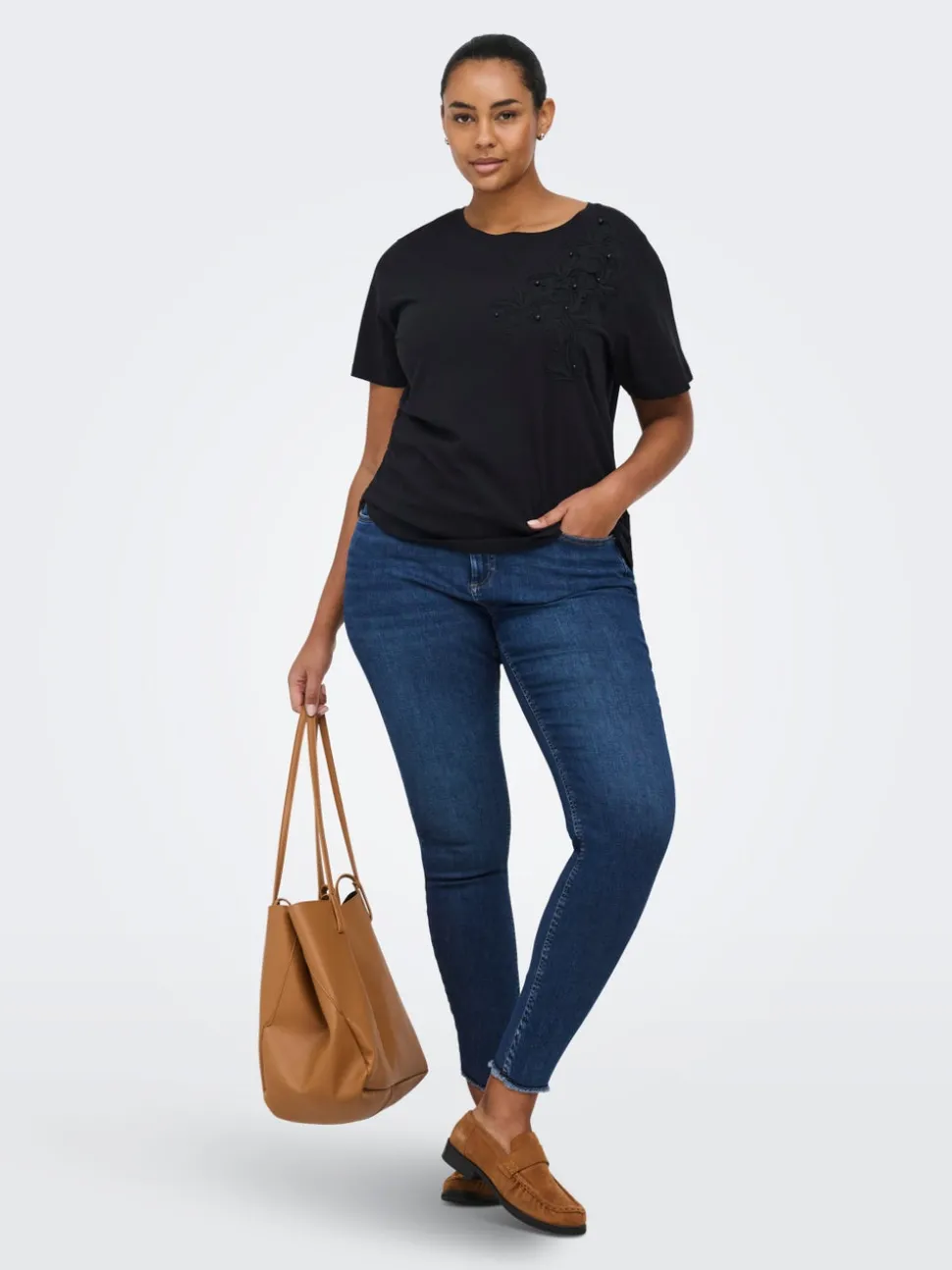 CARWILLY Skinny Fit Longueur cheville Jeans