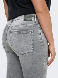 CARWILLY Sweet Flared Fit Court Jeans