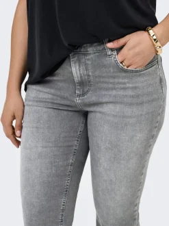 CARWILLY Sweet Flared Fit Court Jeans