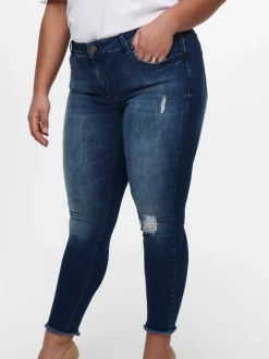 CARWILLY Taille classique Skinny Fit Longueur cheville Jeans