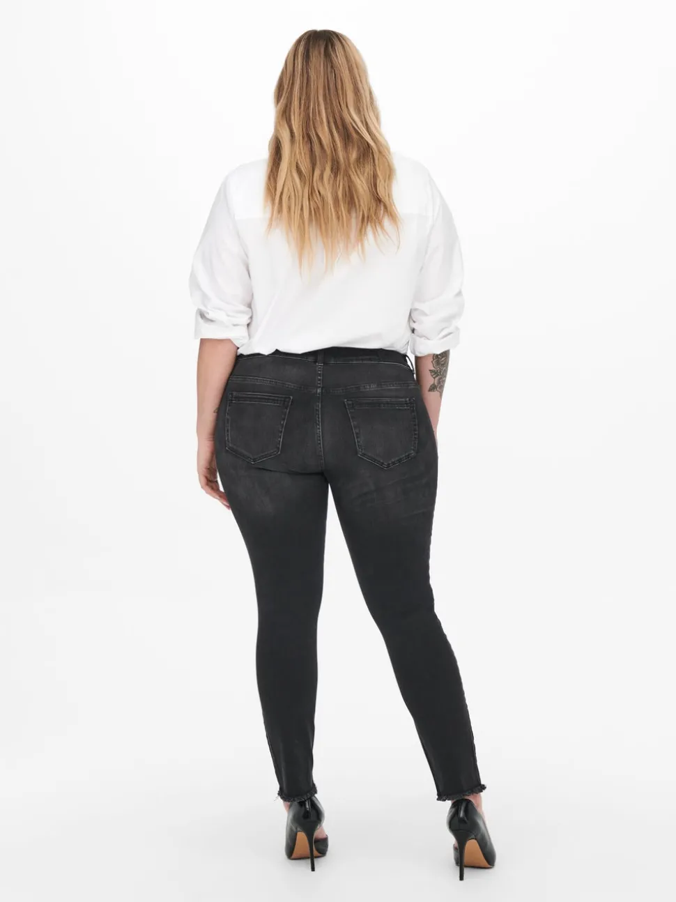 CARWILLY Taille classique Skinny Fit Longueur cheville Jeans