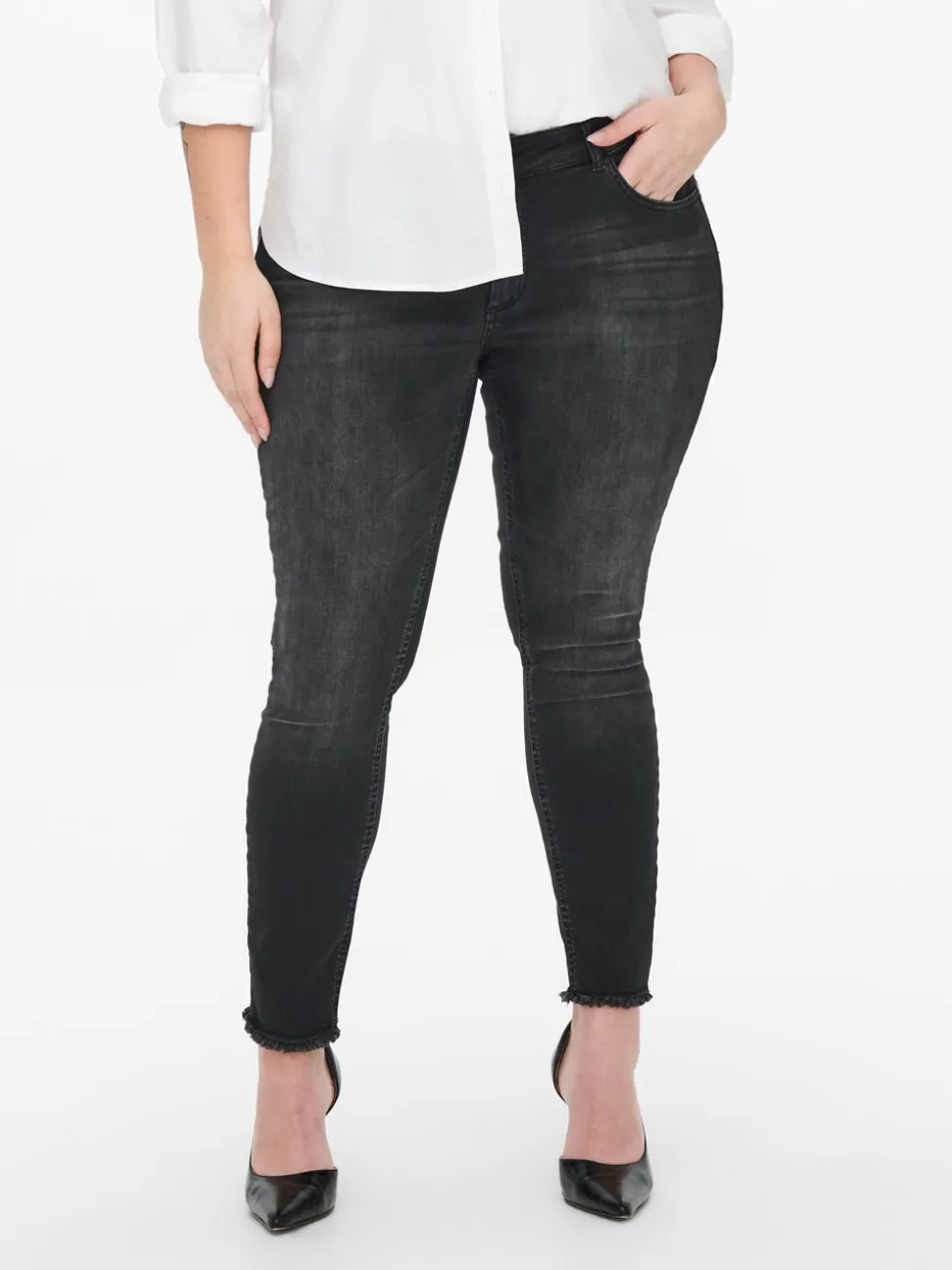CARWILLY Taille classique Skinny Fit Longueur cheville Jeans