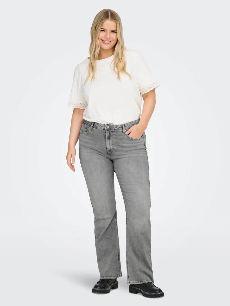 CARWILLY Taille haute Flared Fit Jeans