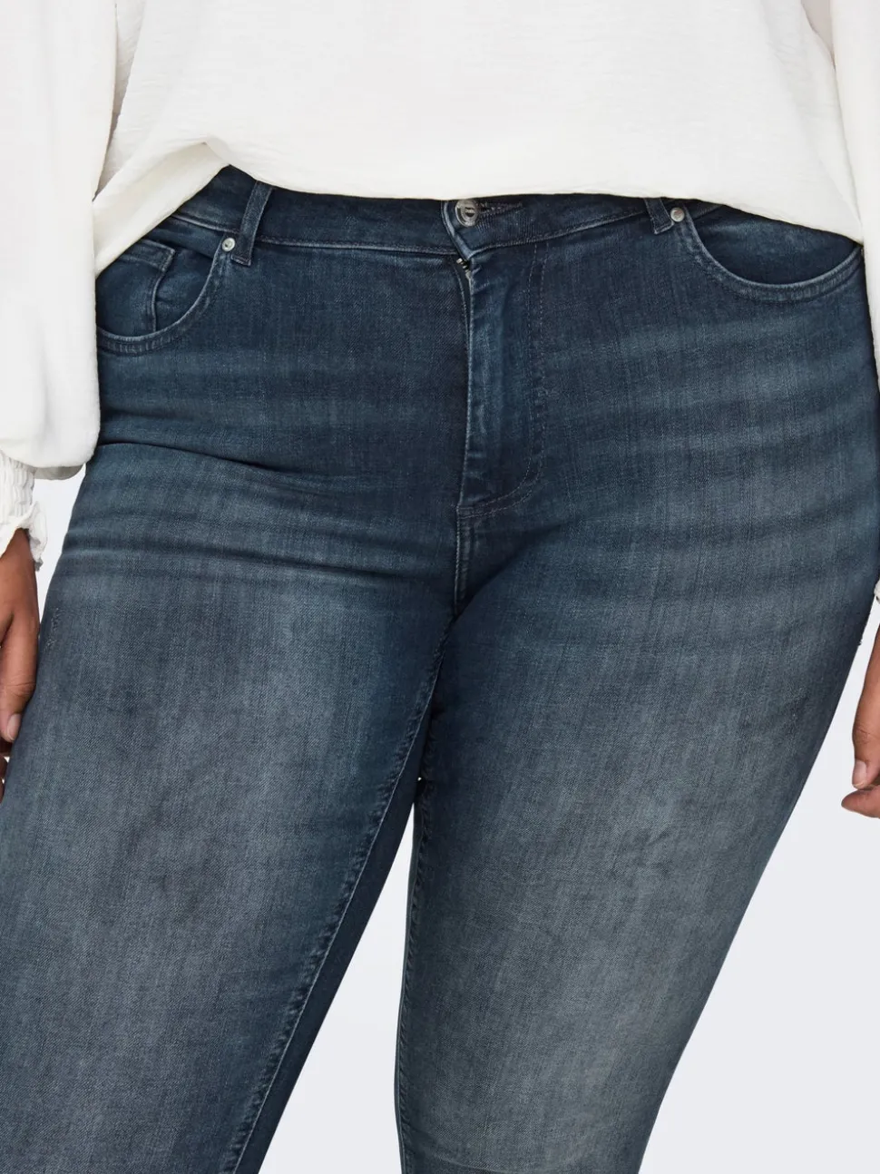 CARWILLY Taille haute Skinny Fit Longueur cheville Jeans