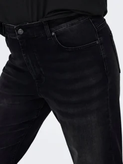 CARWILLY Taille haute Straight Fit Jeans
