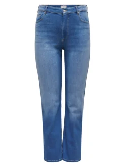 CARWILLY Taille haute Straight Fit Jeans