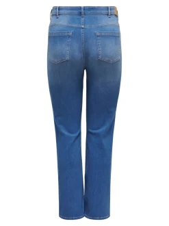 CARWILLY Taille haute Straight Fit Jeans