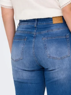 CARWILLY Taille haute Straight Fit Jeans
