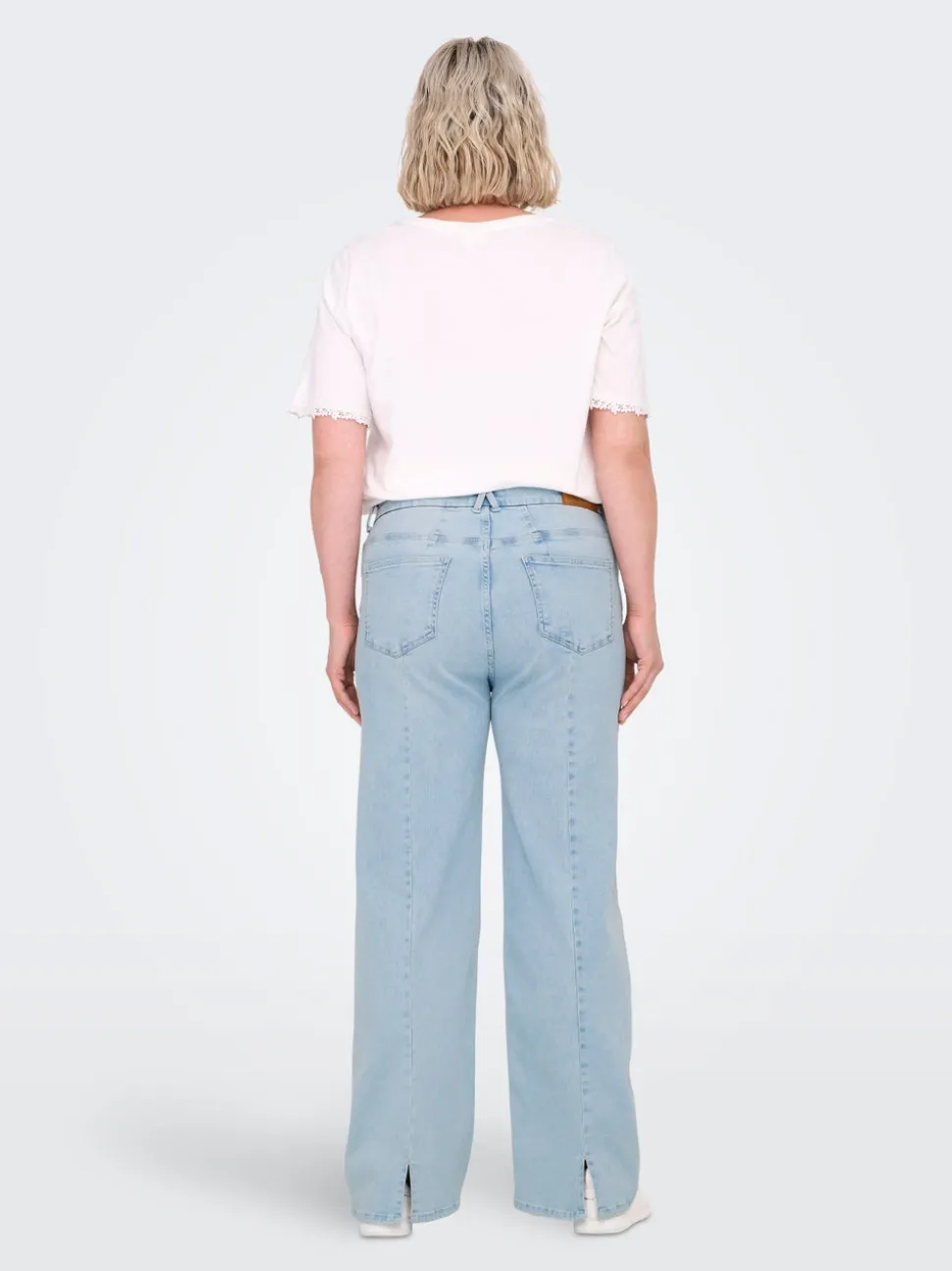 CARWILLY Taille haute Wide Leg Fit Jeans