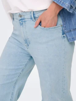 CARWILLY Taille haute Wide Leg Fit Jeans