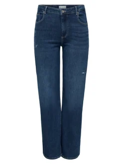 CARWILLY Taille haute Wide Leg Fit Jeans
