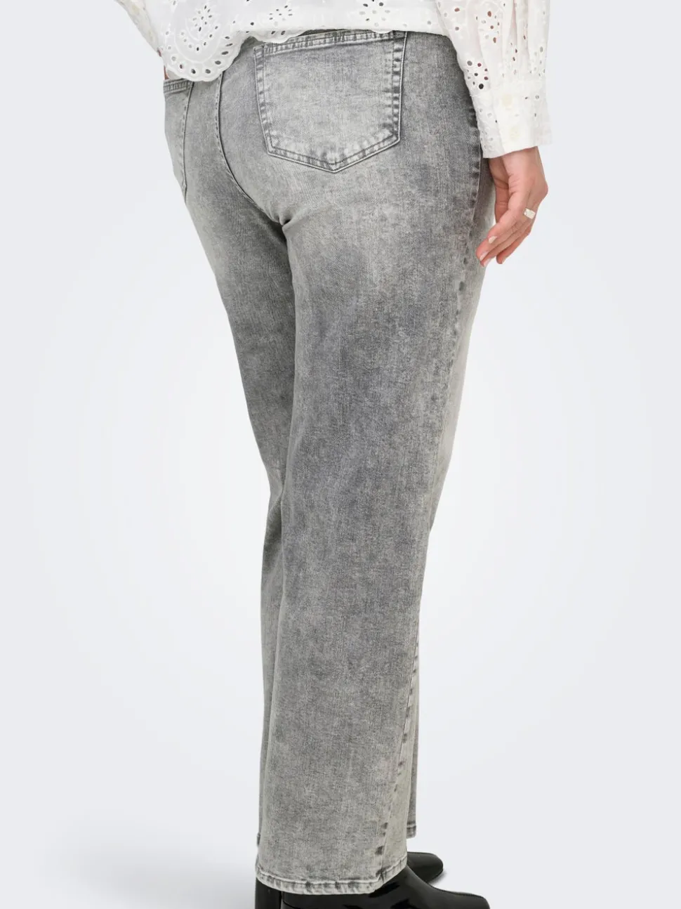 CARWILLY Taille haute Wide Leg Fit Jeans
