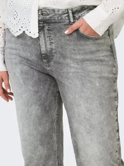 CARWILLY Taille haute Wide Leg Fit Jeans