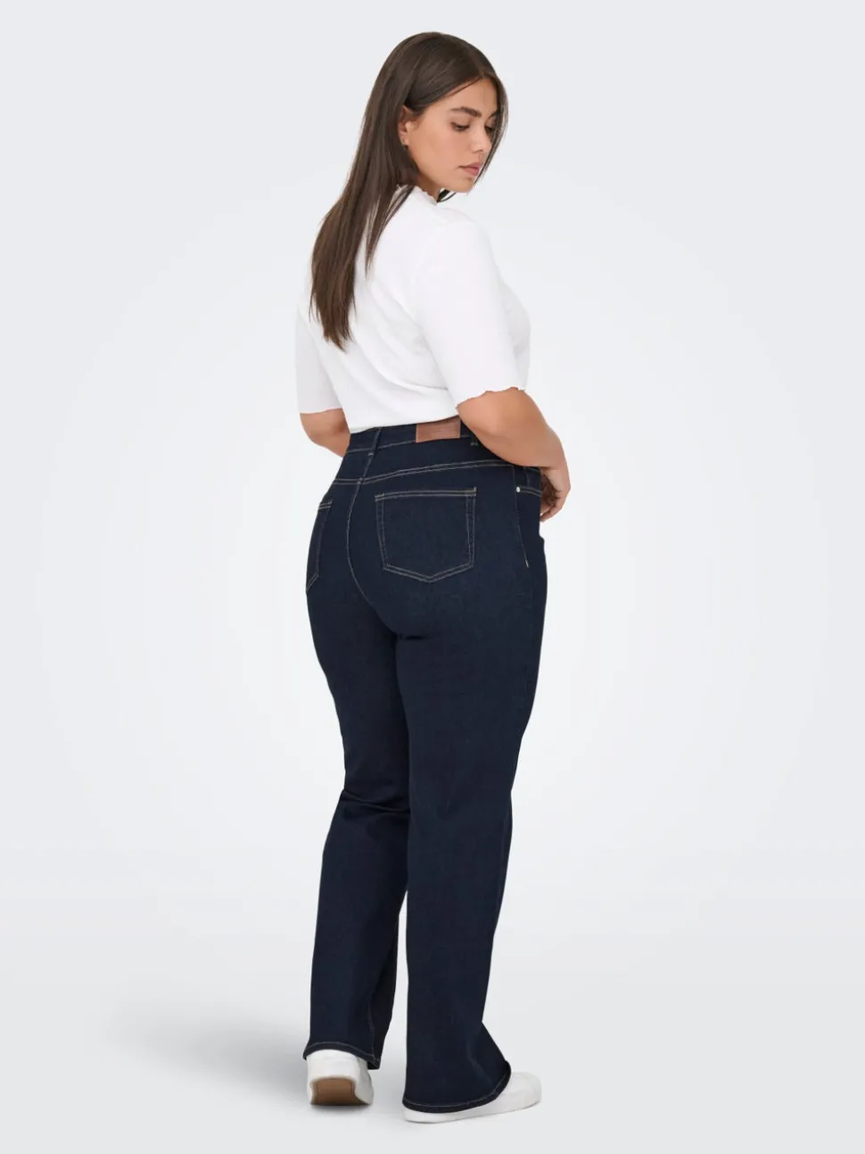 CARWILLY Taille haute Wide Leg Fit Jeans
