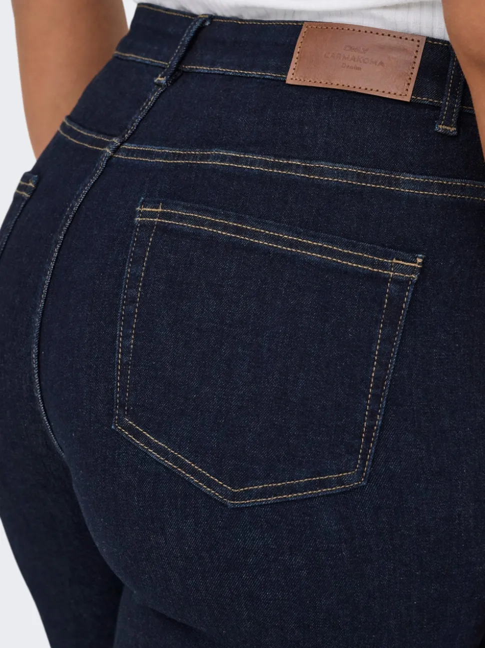 CARWILLY Taille haute Wide Leg Fit Jeans