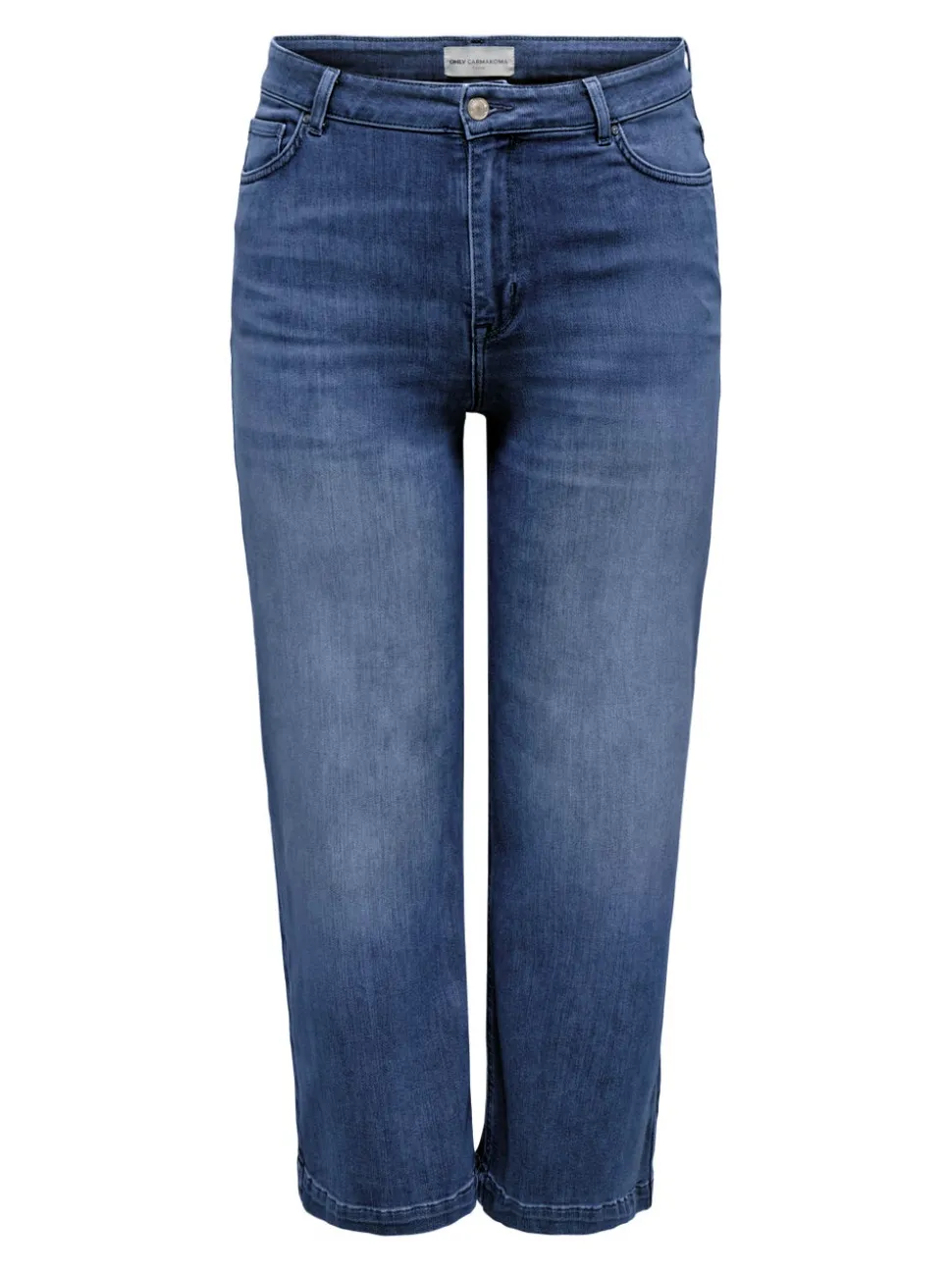 CARWILLY Taille haute Wide Leg Fit Court Jeans