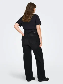 CARWILLY Taille haute Wide Leg Fit Jeans
