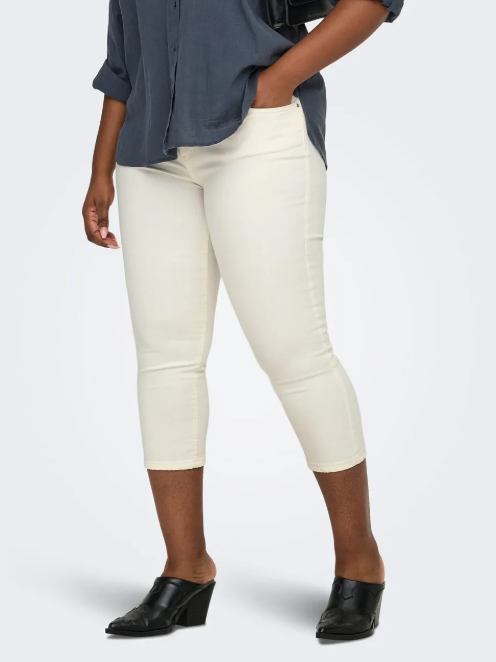 CARWILLY Taille moyenne capri Skinny Fit Jeans