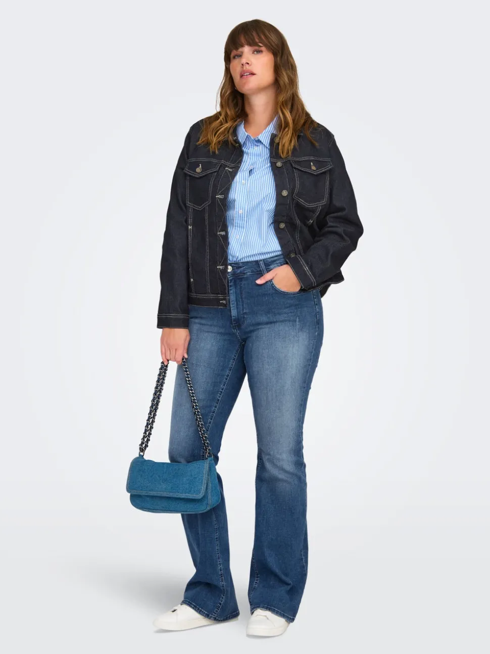 CARWILLY Taille moyenne Flared Fit Jeans