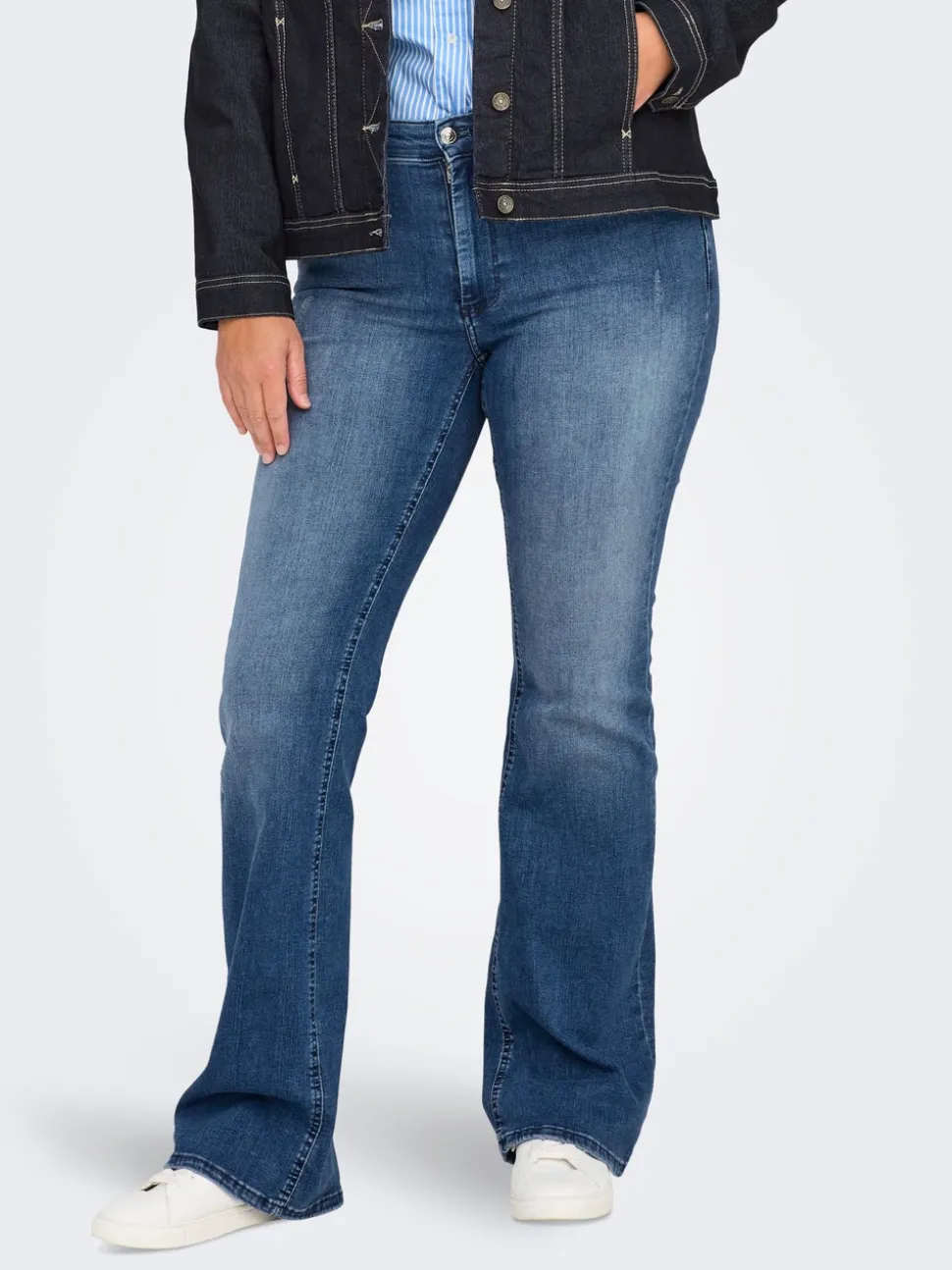 CARWILLY Taille moyenne Flared Fit Jeans