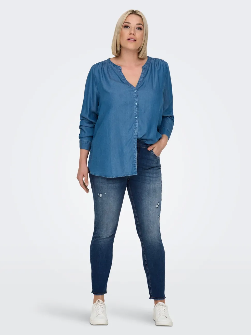 CARWILLY Taille moyenne Skinny Fit Longueur cheville Jeans