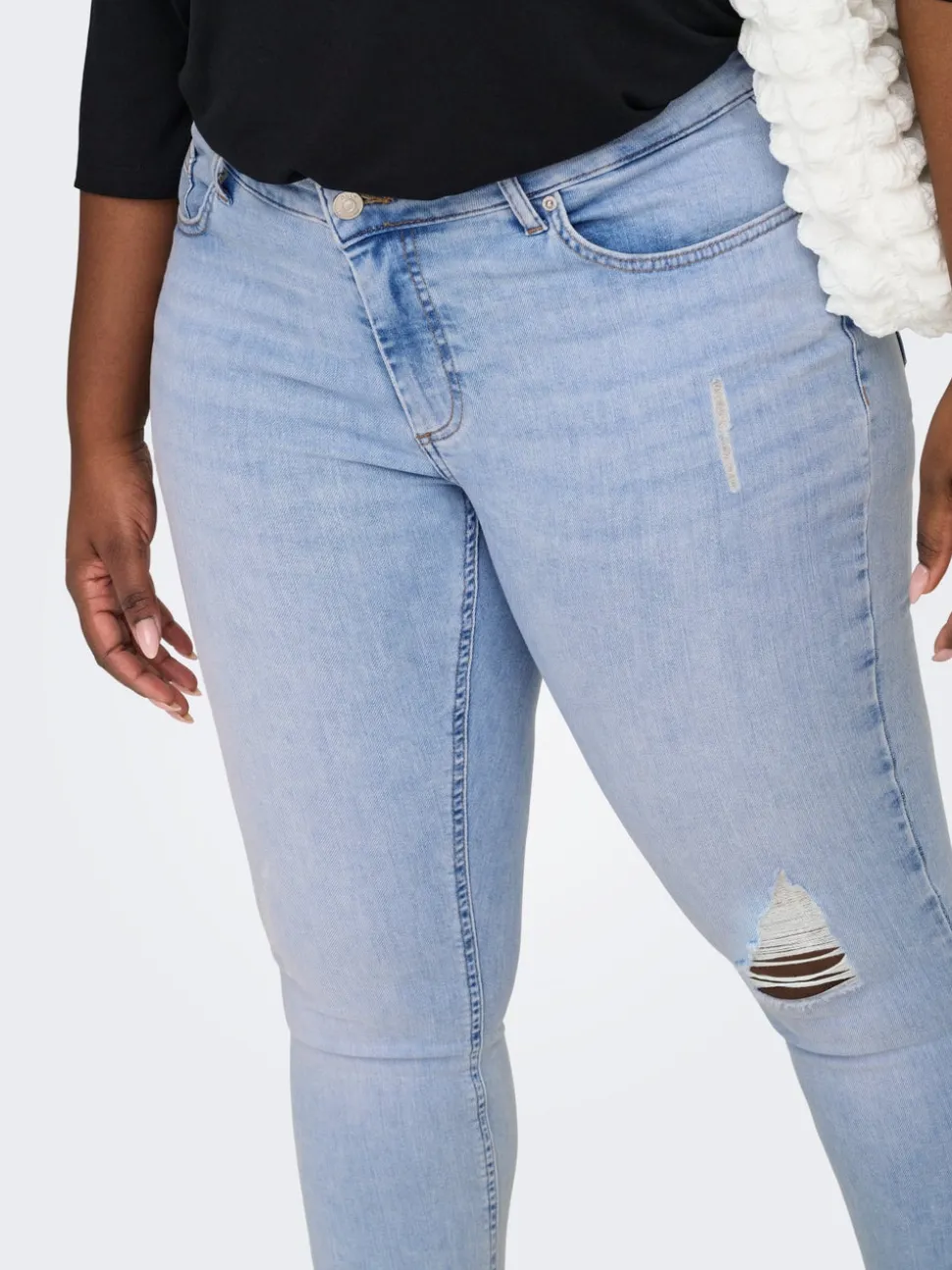 CARWILLY Taille moyenne Skinny Fit Longueur cheville Jeans