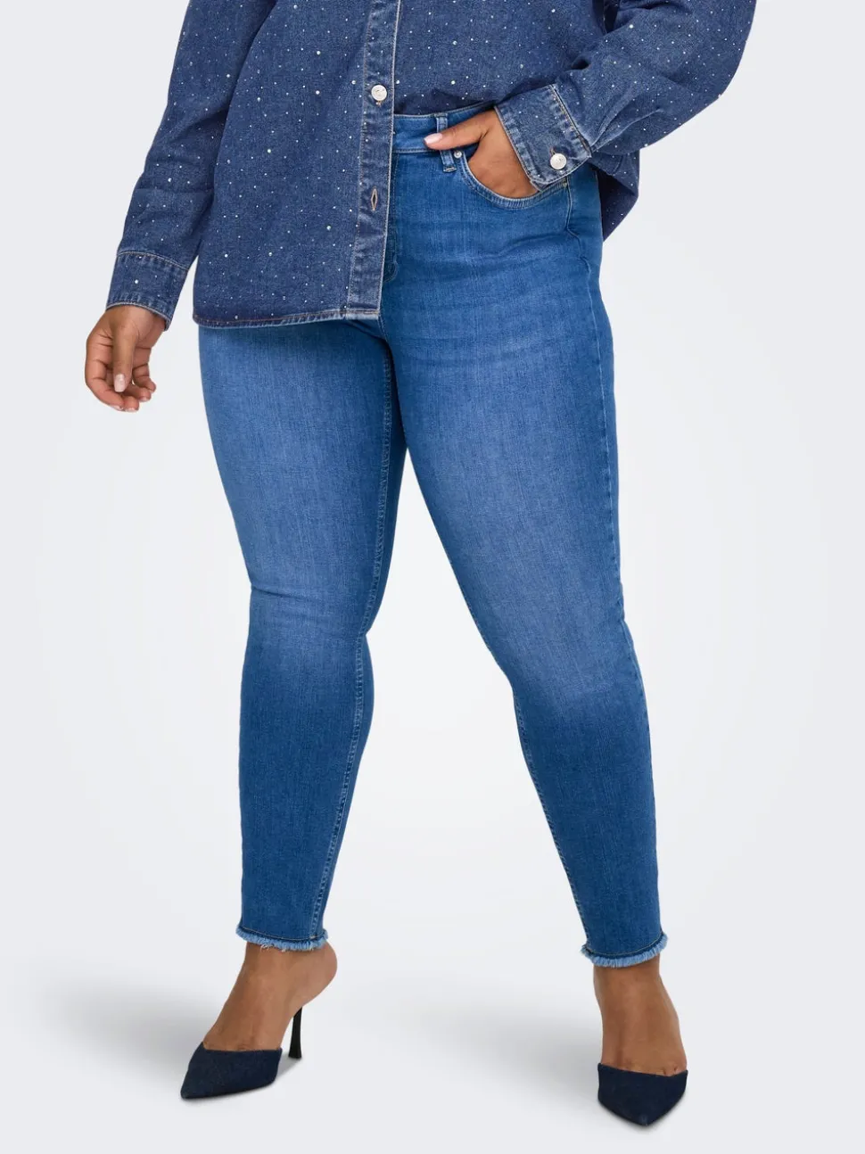 CARWILLY Taille moyenne Skinny Fit Jeans