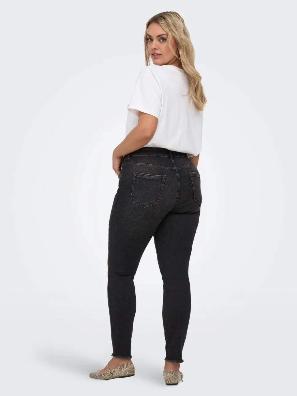 CARWILLY Taille moyenne Skinny Fit Longueur cheville Jeans