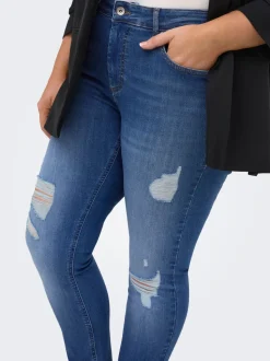 CARWILLY Taille moyenne Skinny Fit Longueur cheville Jeans