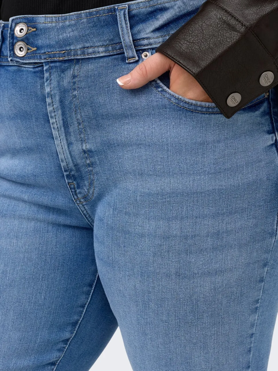 CARWILLY Taille haute Flared Fit Jeans