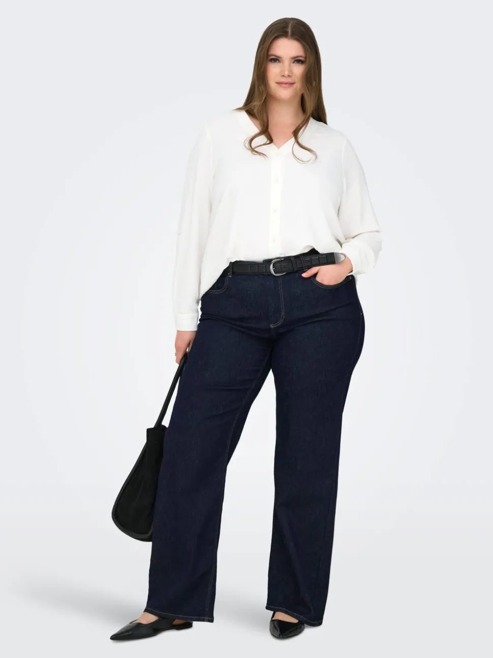 CARWILLY Taille haute wide Fit Jeans