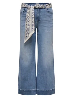 CARWILLY Taille haute Wide Leg Fit Jeans