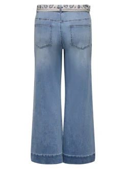CARWILLY Taille haute Wide Leg Fit Jeans